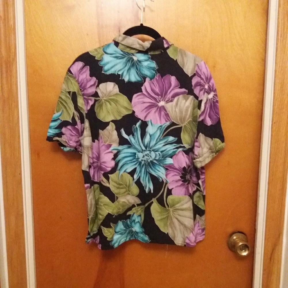 Jamaica Bay Hawaiian button down shirt - Picture 2 of 5